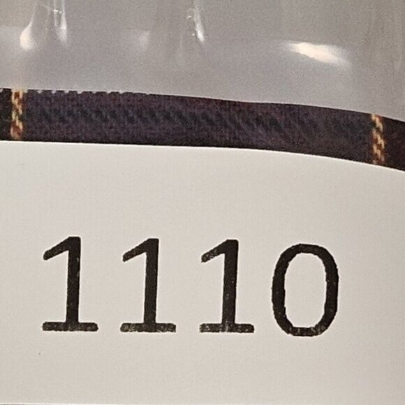 L.L.Bean Women's Scotch Plaid Flannel Shirt Pocket Long Sleeve Outdoor Size S - Picture 10 of 10